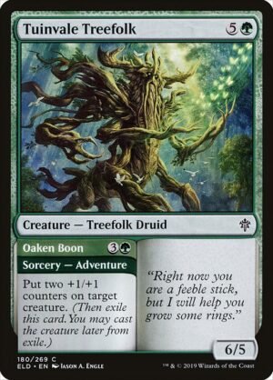 Tuinvale Treefolk // Oaken Boon - Foil<br /><span class="collector-number">Collector No. 180</span>