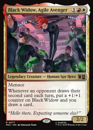 Black Widow, Agile Avenger<br /><span class="collector-number">Collector No. 77</span>