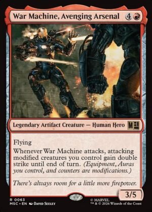 War Machine, Avenging Arsenal<br /><span class="collector-number">Collector No. 63</span>
