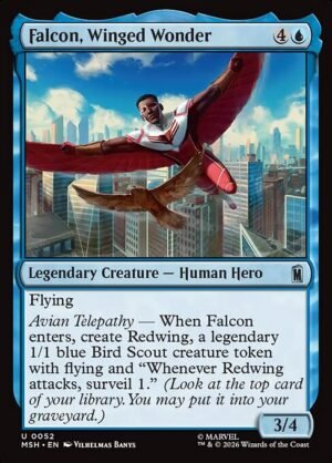 Falcon, Winged Wonder<br /><span class="collector-number">Collector No. 52</span>