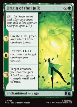 Origin of the Hulk - Foil<br /><span class="collector-number">Collector No. 728</span>