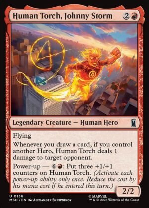 Human Torch, Johnny Storm<br /><span class="collector-number">Collector No. 136</span>
