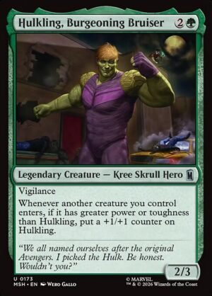 Hulkling, Burgeoning Bruiser<br /><span class="collector-number">Collector No. 173</span>