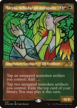 Meria, Scholar of Antiquity - Foil<br /><span class="collector-number">Collector No. 346</span>