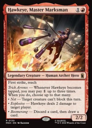 Hawkeye, Master Marksman<br /><span class="collector-number">Collector No. 130</span>