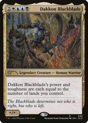 Dakkon Blackblade<br /><span class="collector-number">Collector No. 698</span>
