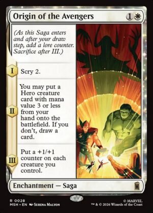 Origin of the Avengers<br /><span class="collector-number">Collector No. 28</span>