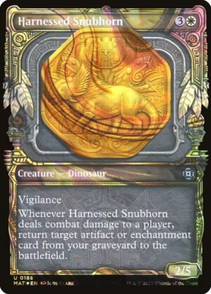 Harnessed Snubhorn - Foil<br /><span class="collector-number">Collector No. 188</span>