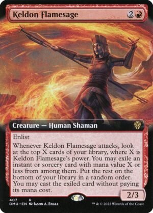 Keldon Flamesage - Foil<br /><span class="collector-number">Collector No. 407</span>