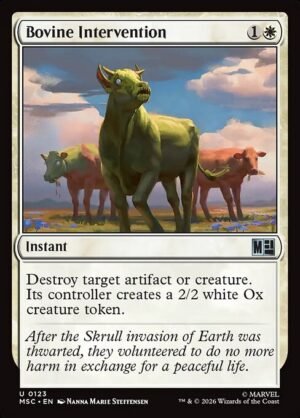 Bovine Intervention<br /><span class="collector-number">Collector No. 123</span>