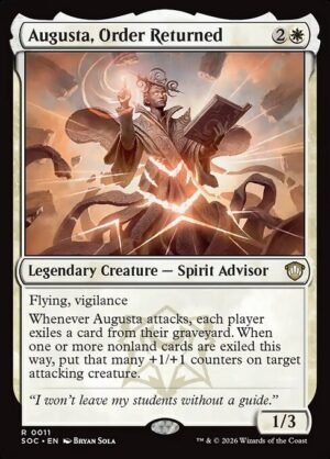 Augusta, Order Returned<br /><span class="collector-number">Collector No. 11</span>