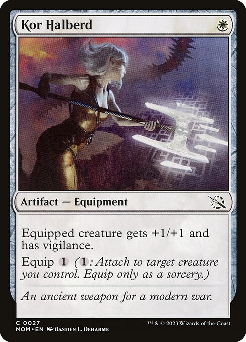 Kor Halberd - Foil<br /><span class="collector-number">Collector No. 27</span>