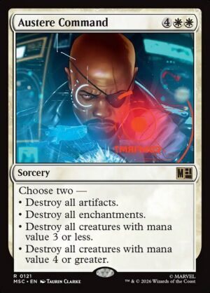 Austere Command<br /><span class="collector-number">Collector No. 121</span>