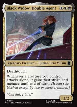 Black Widow, Double Agent<br /><span class="collector-number">Collector No. 208</span>