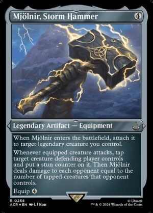 Mjölnir, Storm Hammer - Etched<br /><span class="collector-number">Collector No. 258</span>