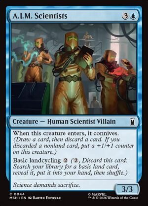 A.I.M. Scientists<br /><span class="collector-number">Collector No. 44</span>