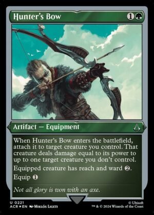 Hunter's Bow - Etched<br /><span class="collector-number">Collector No. 221</span>