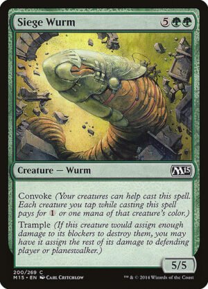 Siege Wurm<br /><span class="collector-number">Collector No. 200</span>