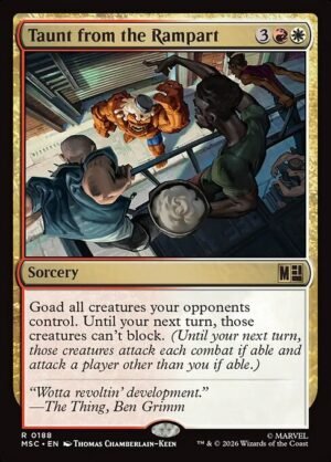 Taunt from the Rampart<br /><span class="collector-number">Collector No. 188</span>