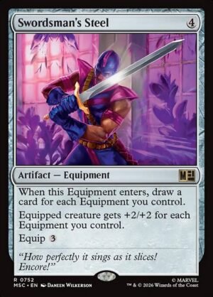 Swordsman's Steel<br /><span class="collector-number">Collector No. 752</span>