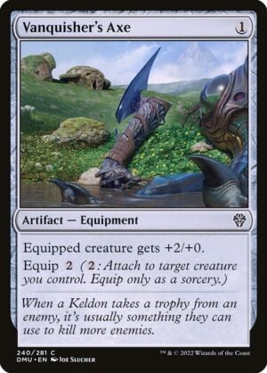 Vanquisher's Axe - Foil<br /><span class="collector-number">Collector No. 240</span>