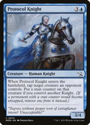 Protocol Knight - Foil<br /><span class="collector-number">Collector No. 74</span>
