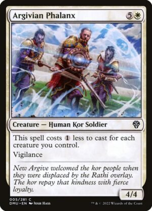 Argivian Phalanx - Foil<br /><span class="collector-number">Collector No. 5</span>
