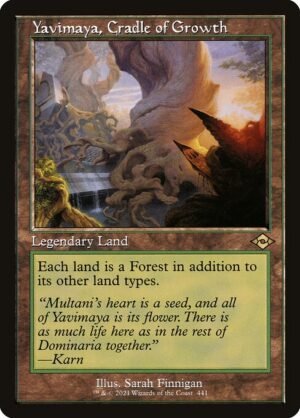 Yavimaya, Cradle of Growth - Etched<br /><span class="collector-number">Collector No. 441</span>
