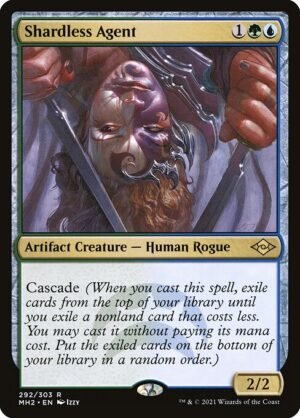 Shardless Agent - Etched<br /><span class="collector-number">Collector No. 292</span>