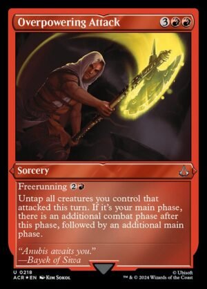 Overpowering Attack - Etched<br /><span class="collector-number">Collector No. 218</span>