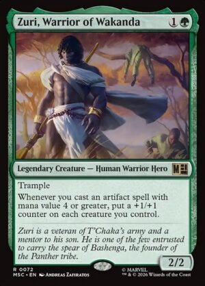 Zuri, Warrior of Wakanda<br /><span class="collector-number">Collector No. 72</span>