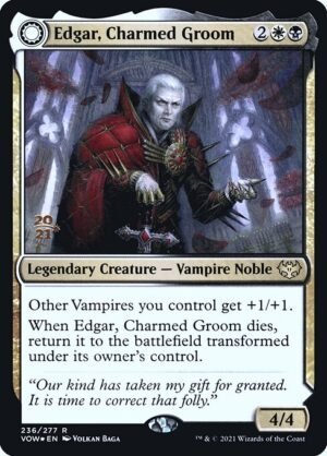 Edgar, Charmed Groom // Edgar Markov's Coffin - Foil<br /><span class="collector-number">Collector No. 236s</span>