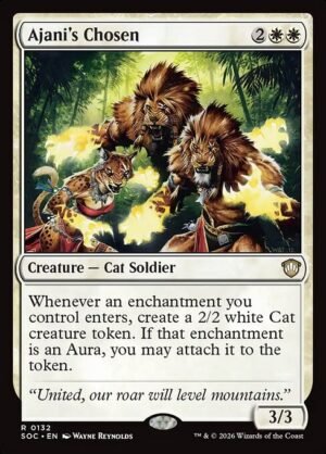 Ajani's Chosen<br /><span class="collector-number">Collector No. 132</span>