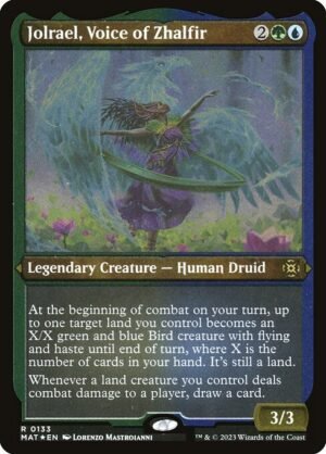 Jolrael, Voice of Zhalfir - Etched<br /><span class="collector-number">Collector No. 133</span>