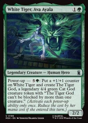 White Tiger, Ava Ayala<br /><span class="collector-number">Collector No. 196</span>
