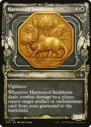 Harnessed Snubhorn - Foil<br /><span class="collector-number">Collector No. 53</span>