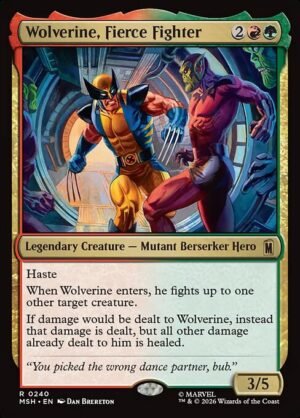Wolverine, Fierce Fighter<br /><span class="collector-number">Collector No. 240</span>