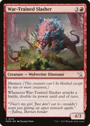 War-Trained Slasher - Foil<br /><span class="collector-number">Collector No. 172</span>