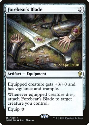 Forebear's Blade - Foil<br /><span class="collector-number">Collector No. 214s</span>