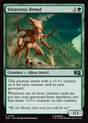 Voracious Brood - Foil<br /><span class="collector-number">Collector No. 735</span>