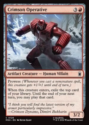 Crimson Operative<br /><span class="collector-number">Collector No. 126</span>