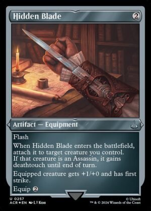 Hidden Blade - Etched<br /><span class="collector-number">Collector No. 257</span>