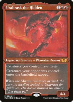 Urabrask the Hidden - Etched<br /><span class="collector-number">Collector No. 88</span>