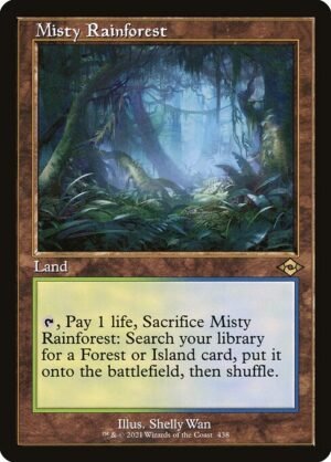 Misty Rainforest - Etched<br /><span class="collector-number">Collector No. 438</span>