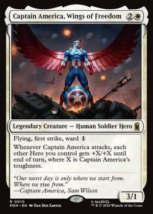 Captain America, Wings of Freedom<br /><span class="collector-number">Collector No. 10</span>