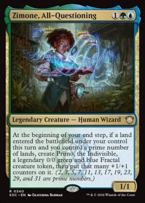 Zimone, All-Questioning<br /><span class="collector-number">Collector No. 340</span>