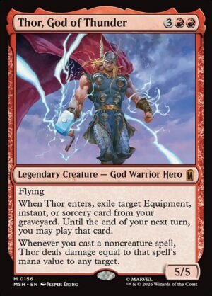 Thor, God of Thunder<br /><span class="collector-number">Collector No. 156</span>