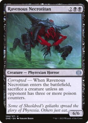 Ravenous Necrotitan - Foil<br /><span class="collector-number">Collector No. 106</span>