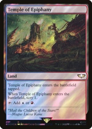 Temple of Epiphany Surge - Surge Foil<br /><span class="collector-number">Collector No. 298★</span>