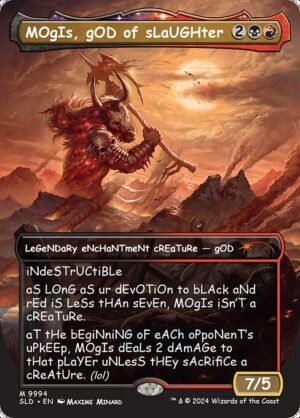 Mogis, God of Slaughter - Foil<br /><span class="collector-number">Collector No. 9994</span>